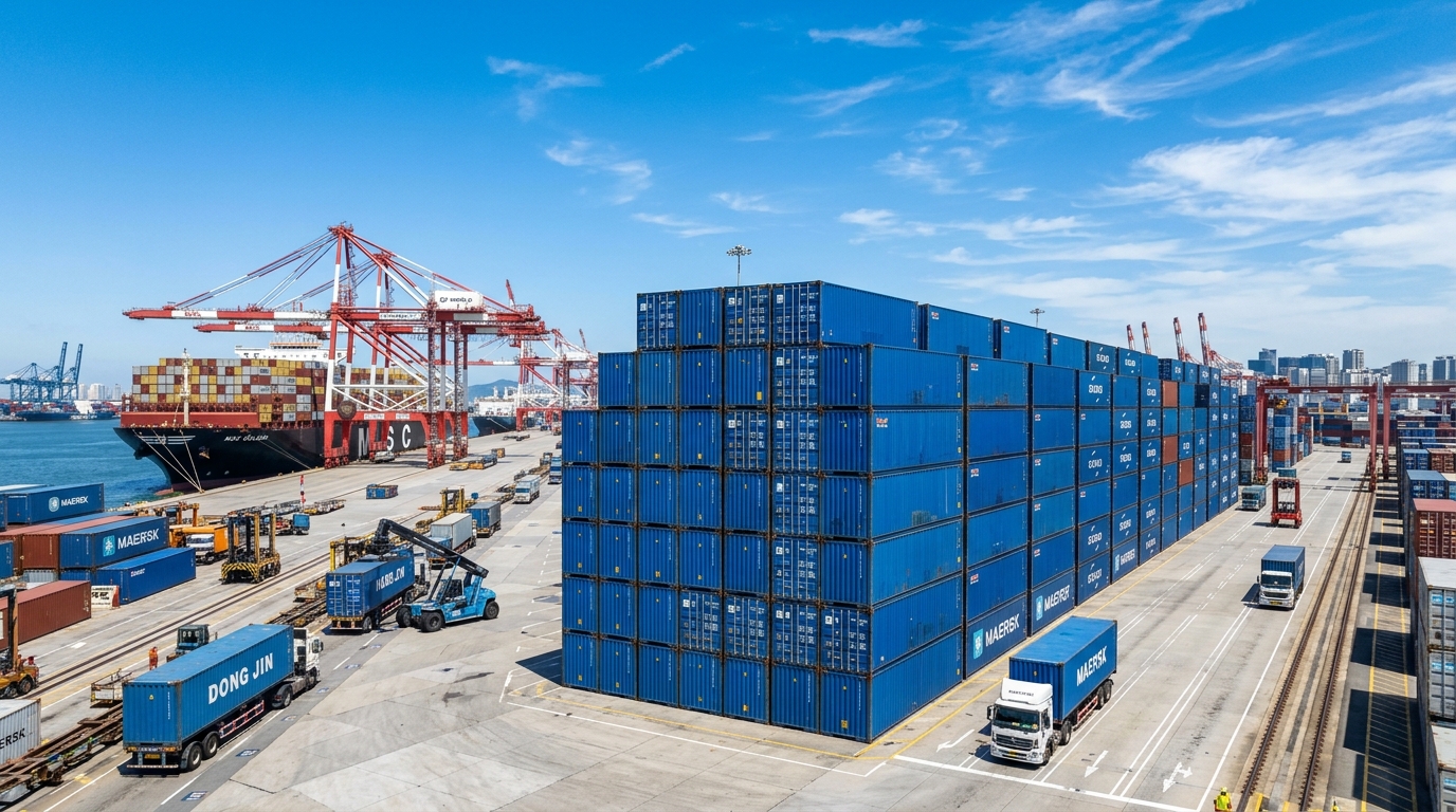 ZAZA Intermodal Shipping Containers Port